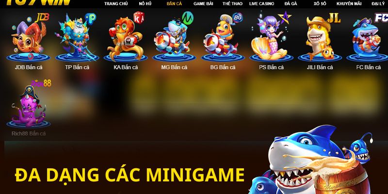 Đa dạng các minigame tại 789WIN